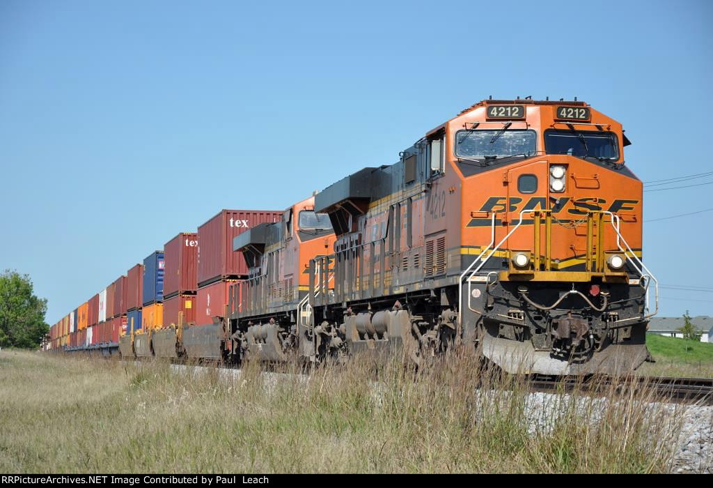 Eastbound stack train